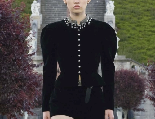 Dior – Veste Velours Brodée